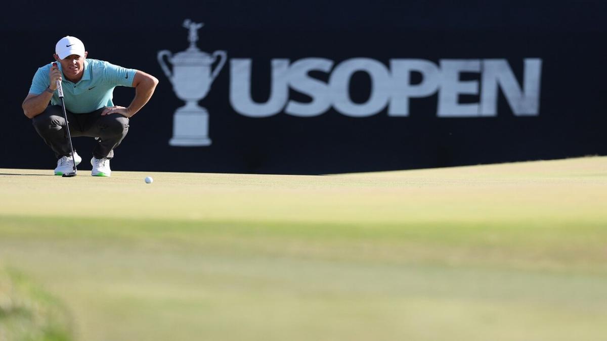 Golfer Rory McIlroy at the US Open